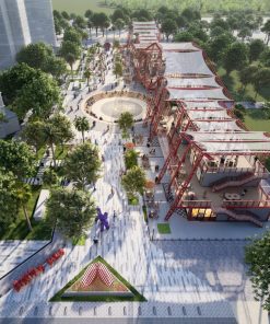 [695] Khu phố đi bộ Mailand Hanoi city